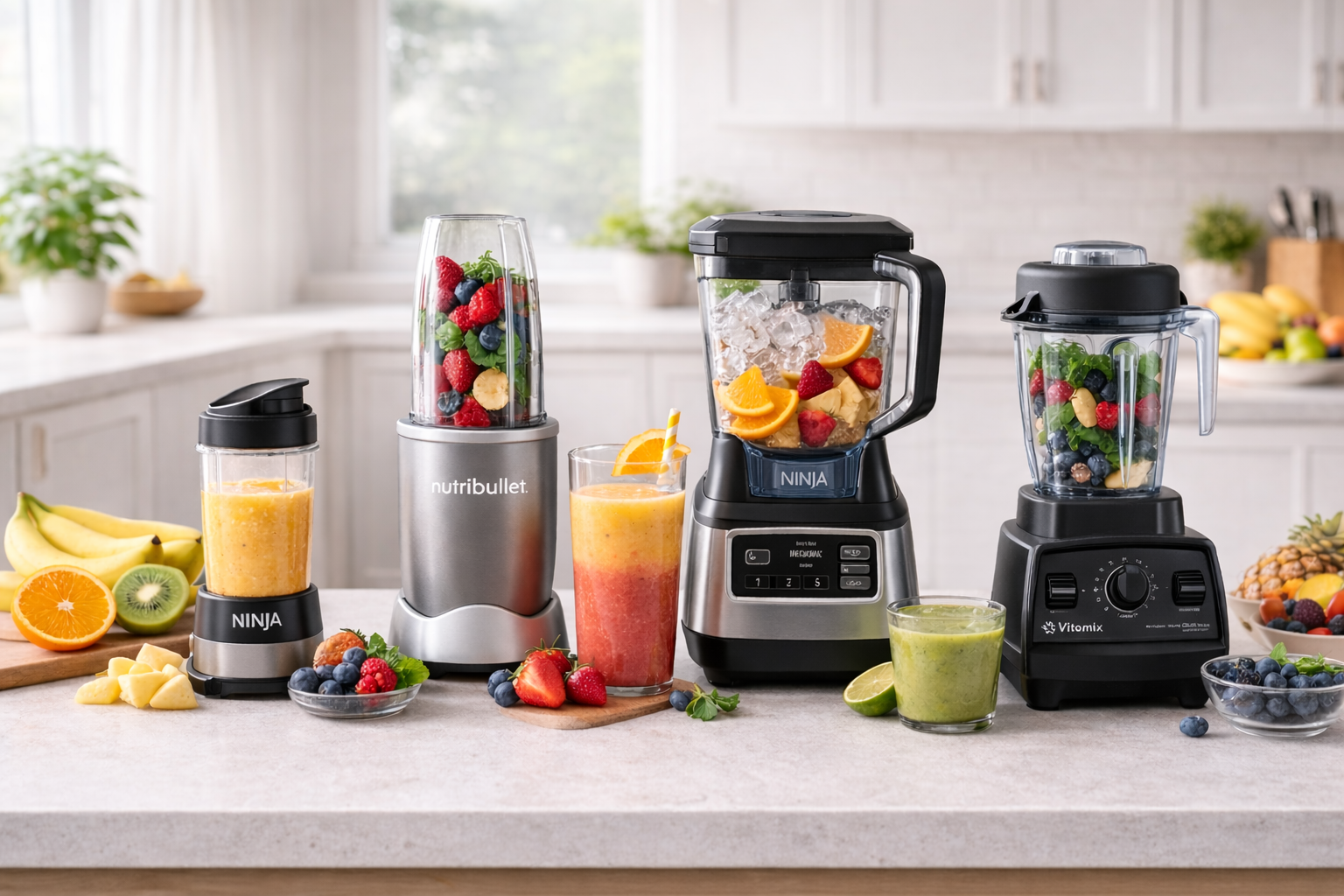 Blenders in a modern kitchen